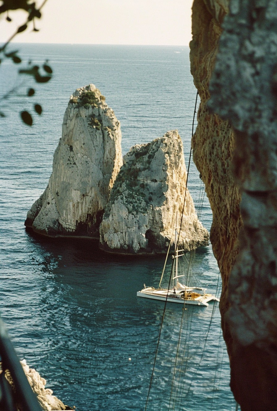 Rocks in water